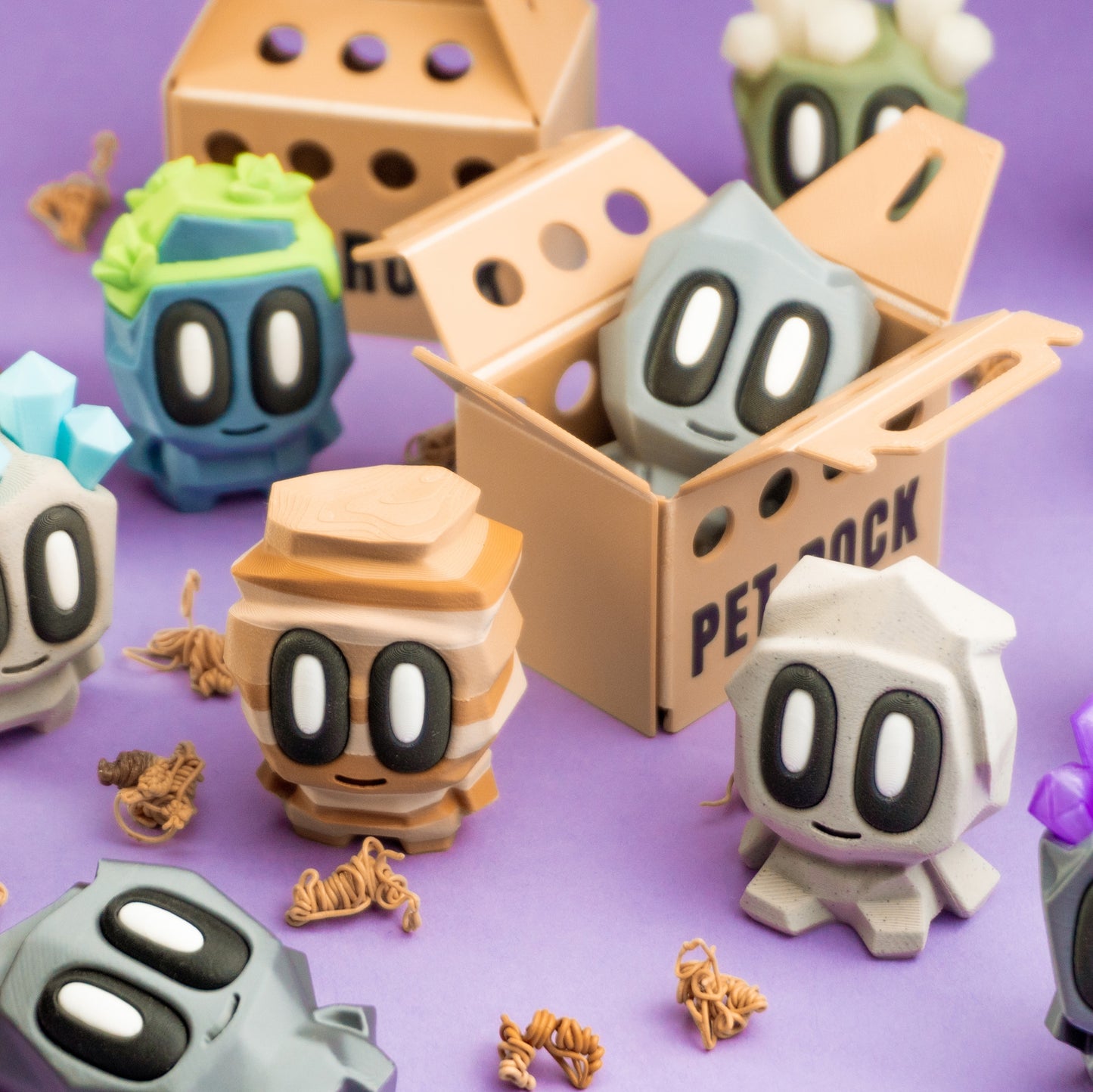 Blob Lab Rocks W/ Pet Crate